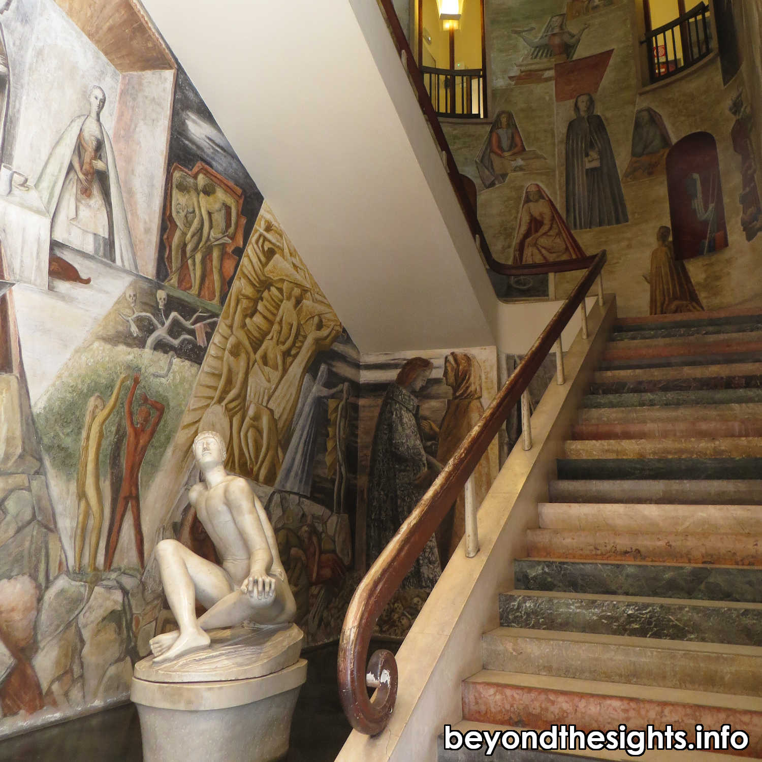 Rector's staircase in Palazzo Bo (University of Padova).